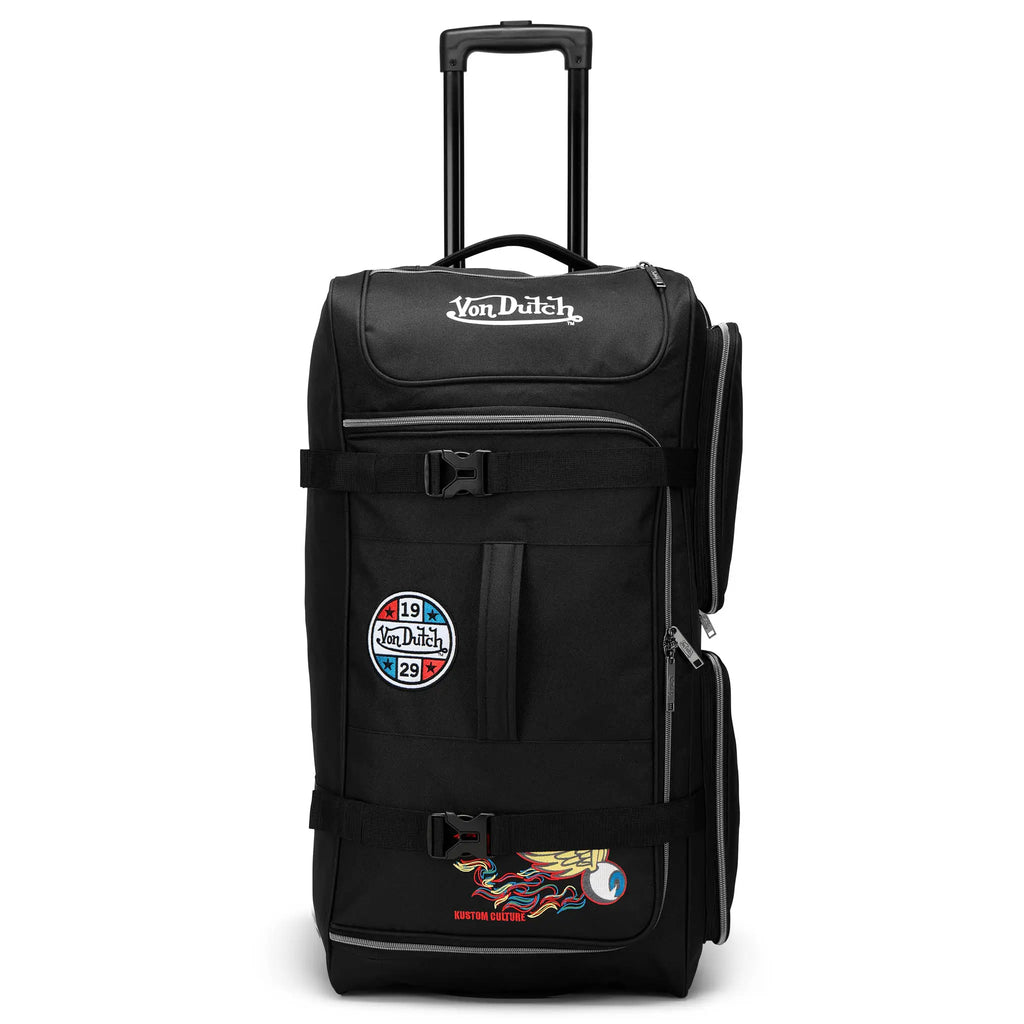 Signature Patch 28" Checked Rolling Duffel