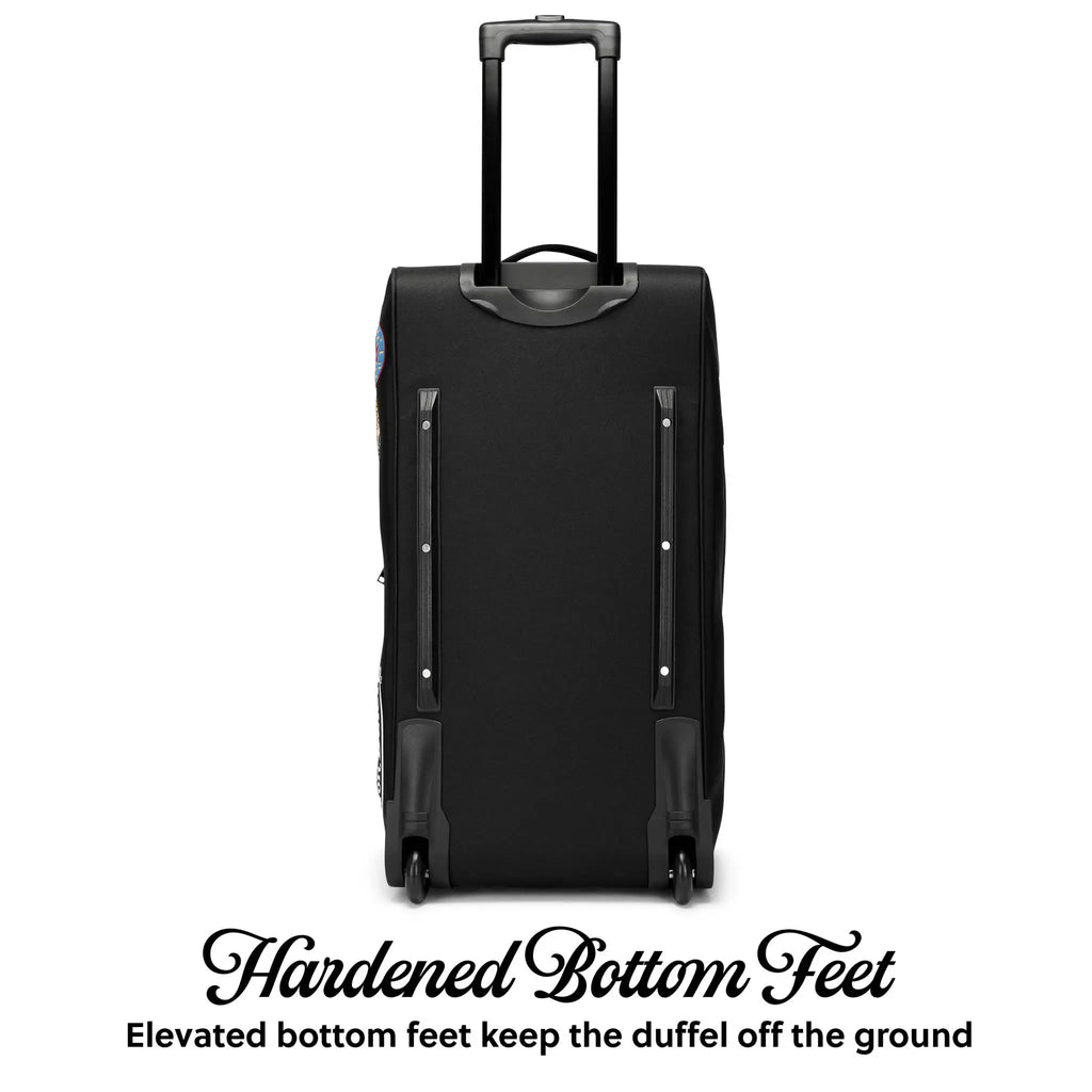Signature Patch 28" Checked Rolling Duffel