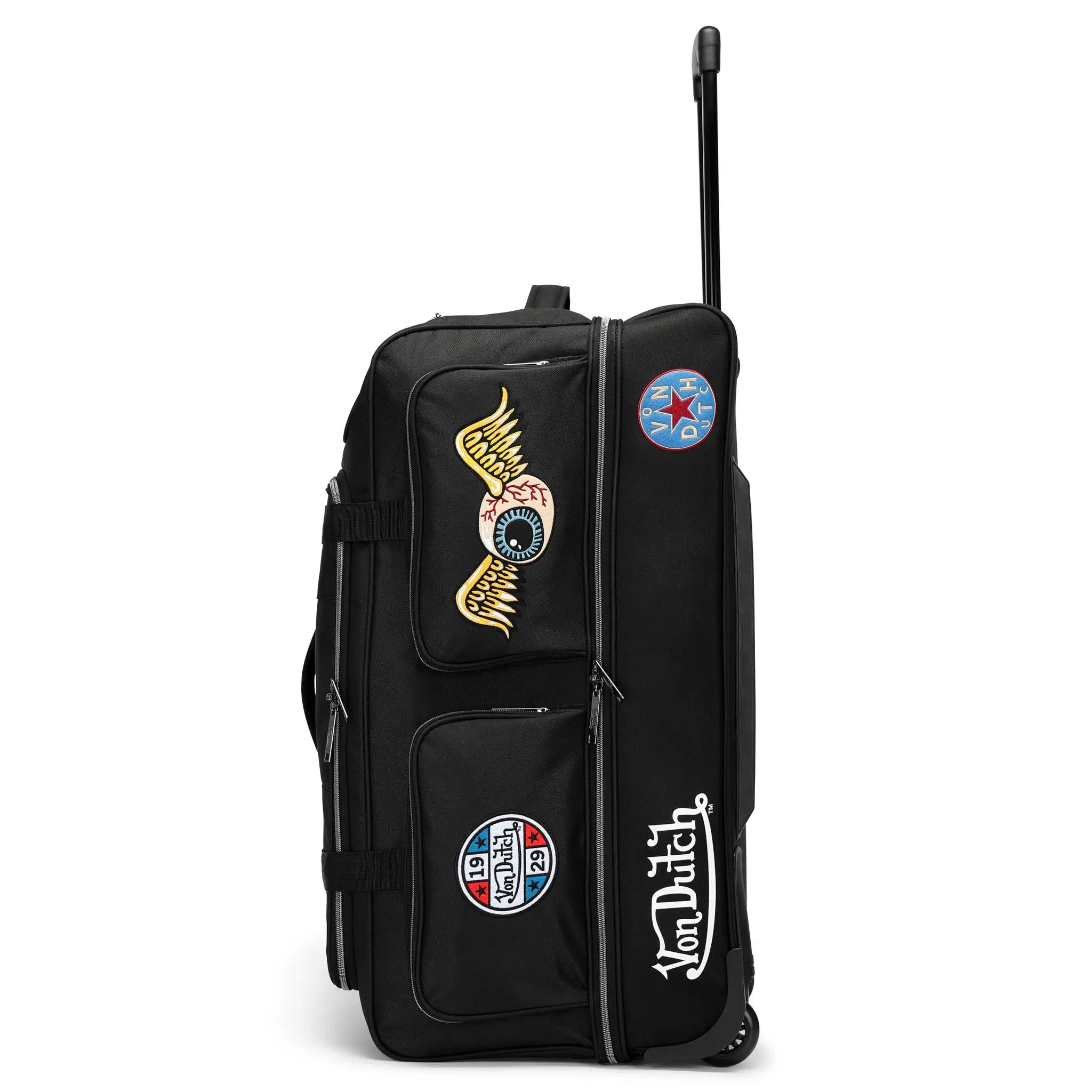 Signature Patch 28" Checked Rolling Duffel