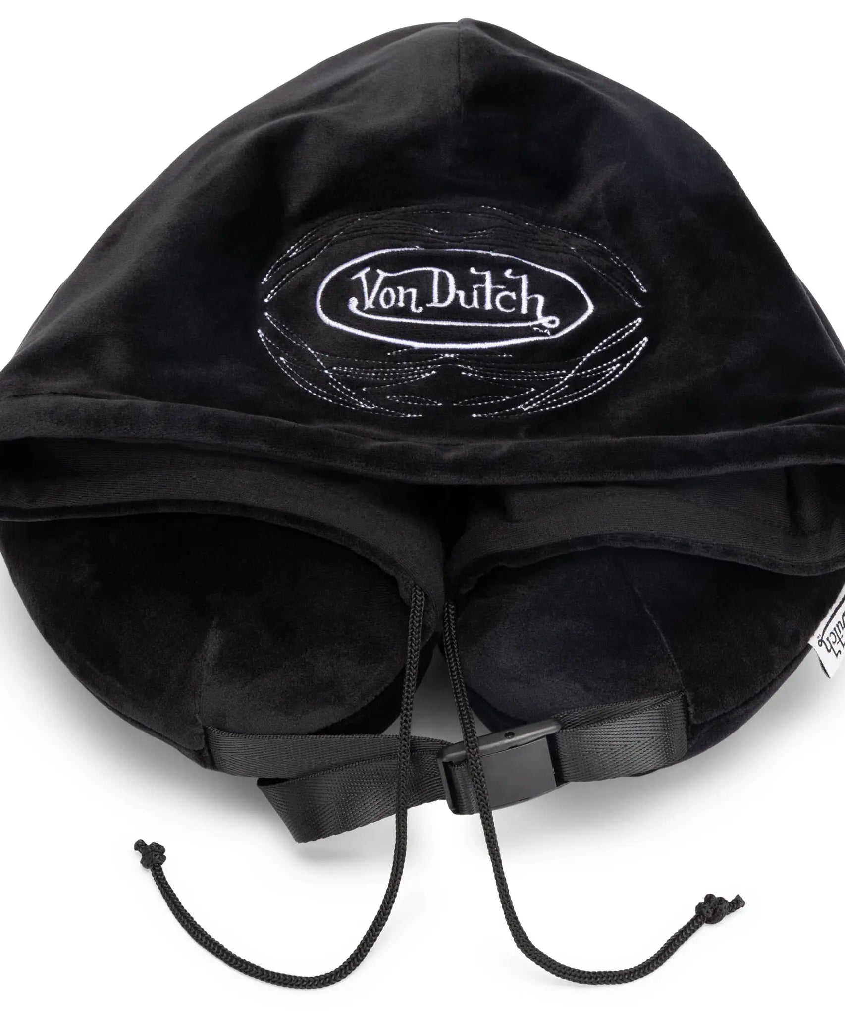 Von Dutch Pinstripe Kapuzen-Kopfkissen aus Memoryschaum