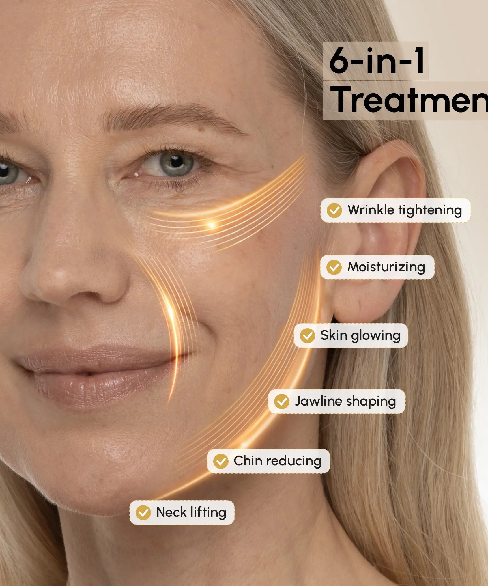 24K Gold V-Line Lifting Mask 20 PCS