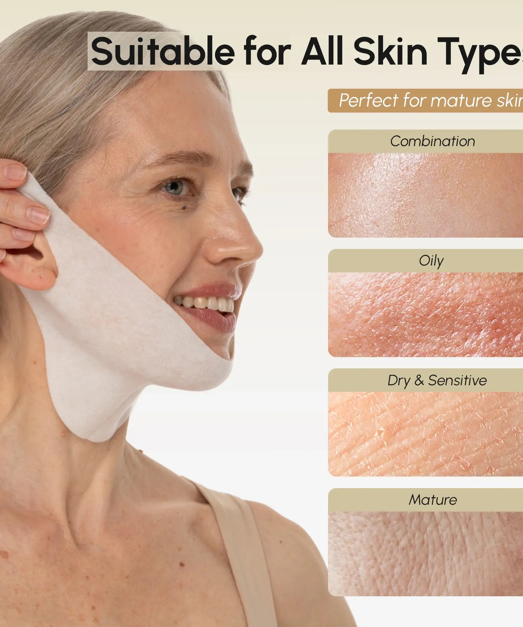 24K Gold Chin & Jawline Lifting Mask