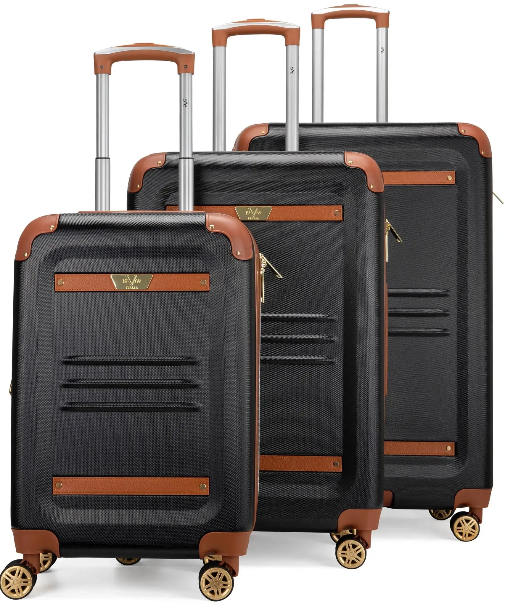 Vintage 3-teiliges ausziehbares Retro-Gepäckset