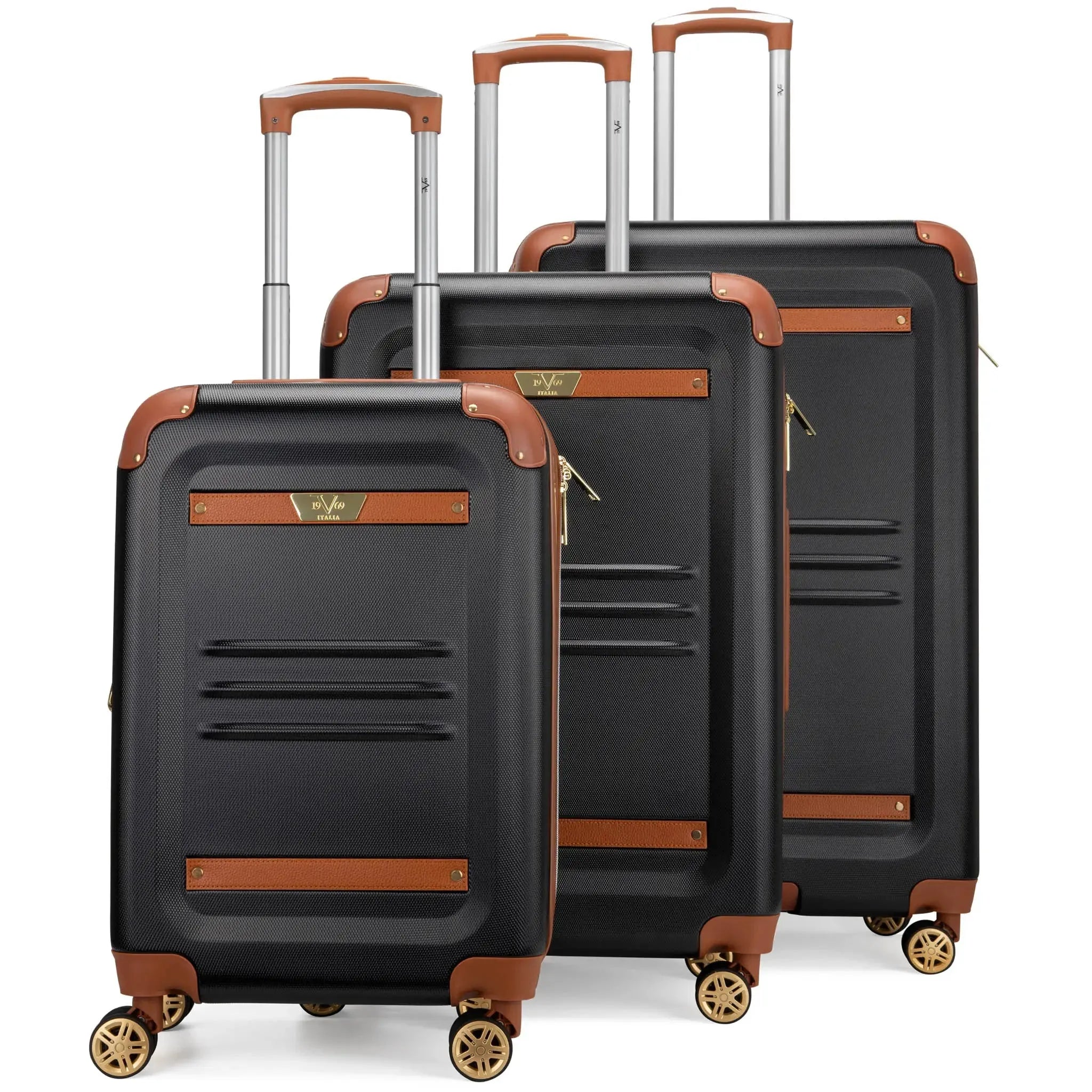 Vintage 3-teiliges ausziehbares Retro-Gepäckset