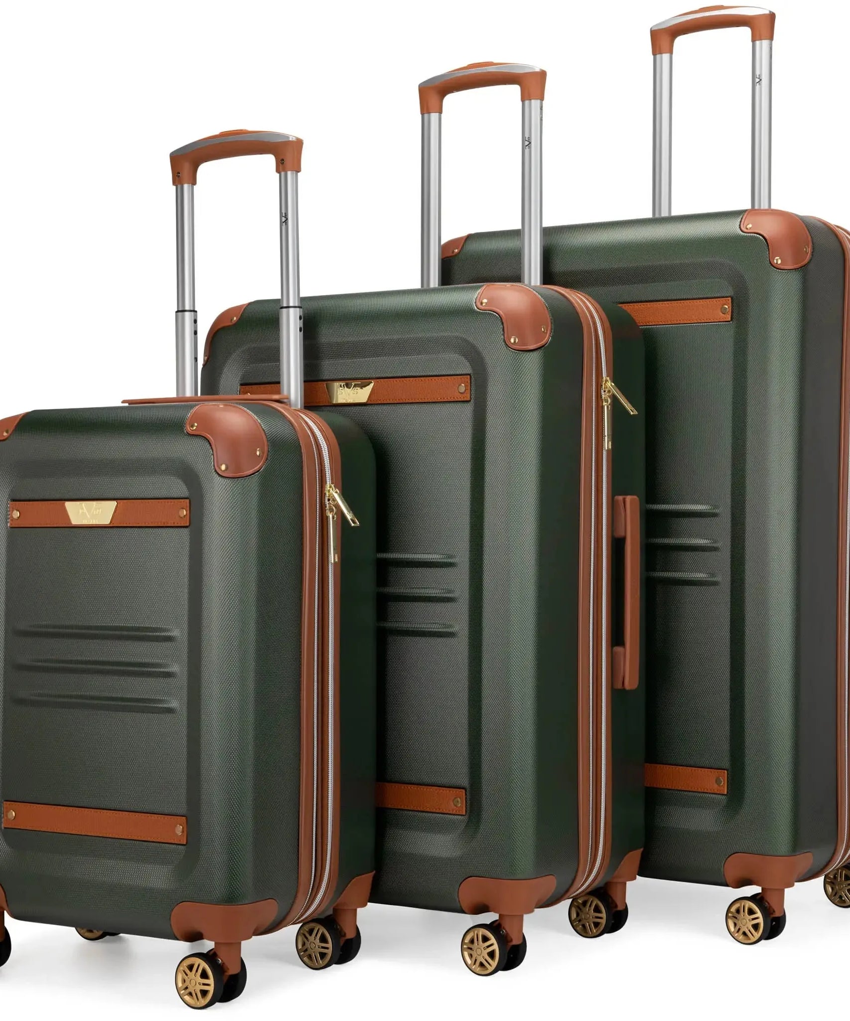 Vintage 3-teiliges ausziehbares Retro-Gepäckset