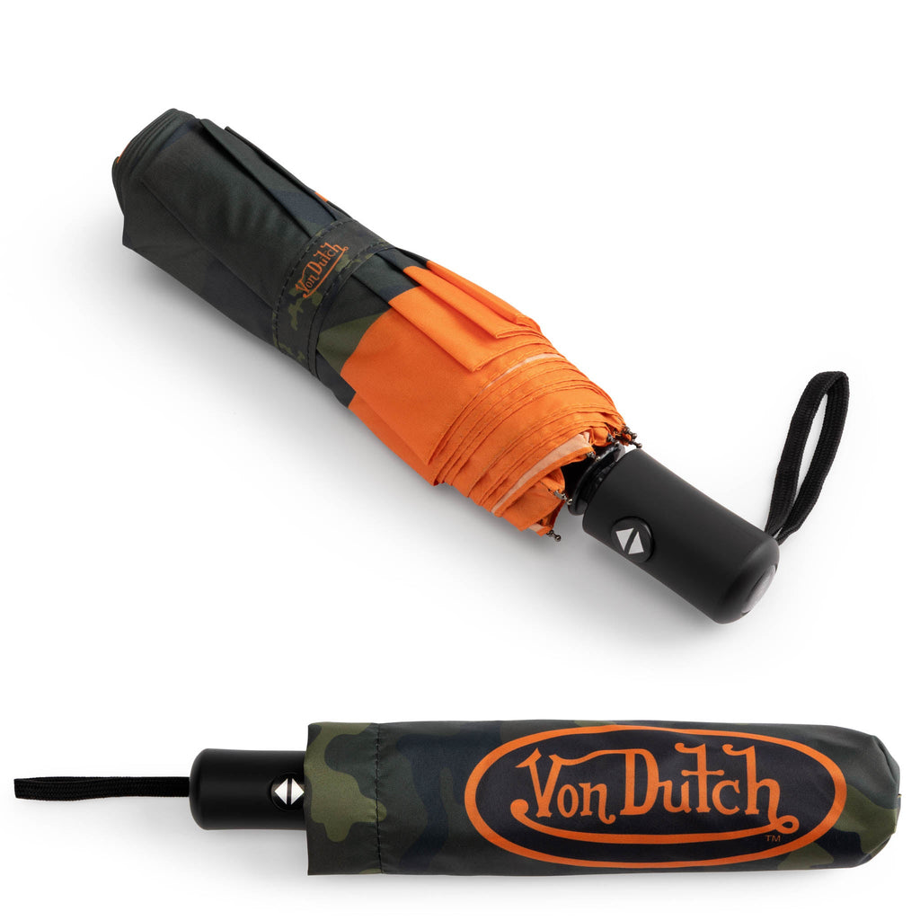 Camo Compact Automatic Umbrella, Strong & Portable