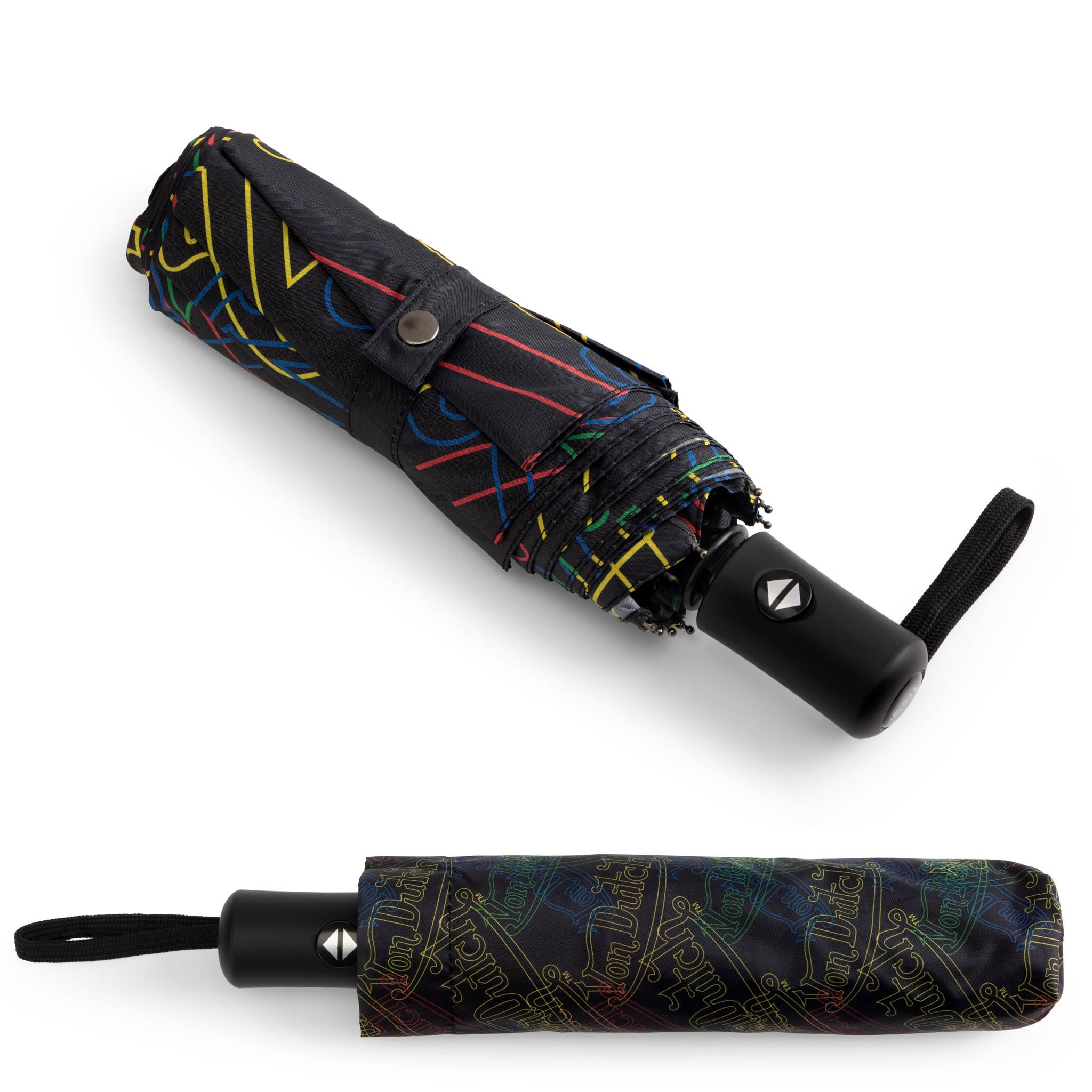Neon Logo Compact Automatic Umbrella, Strong & Portable