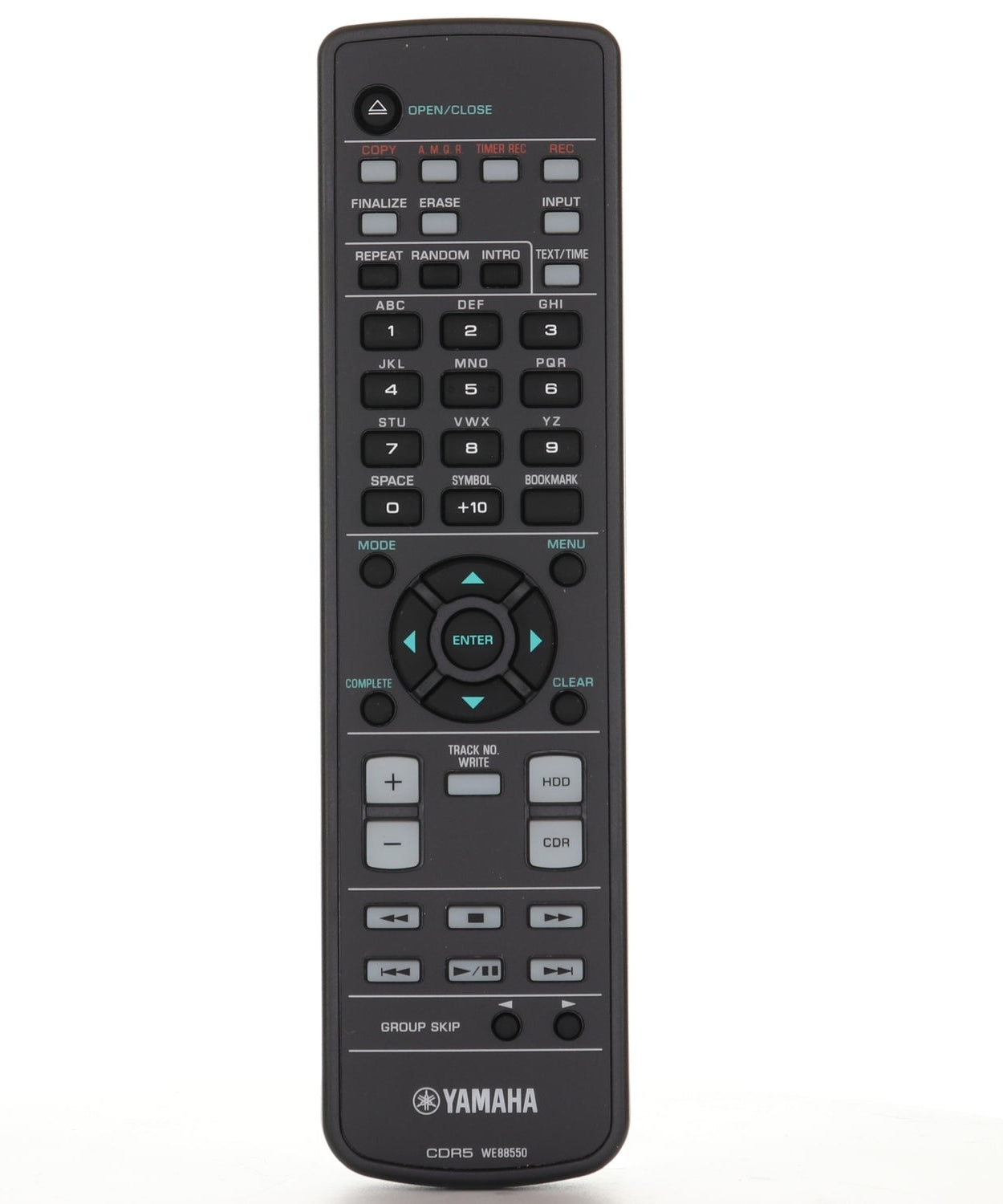 Yamaha CDR5 CD Cassette Disk Remote Control - WE885500