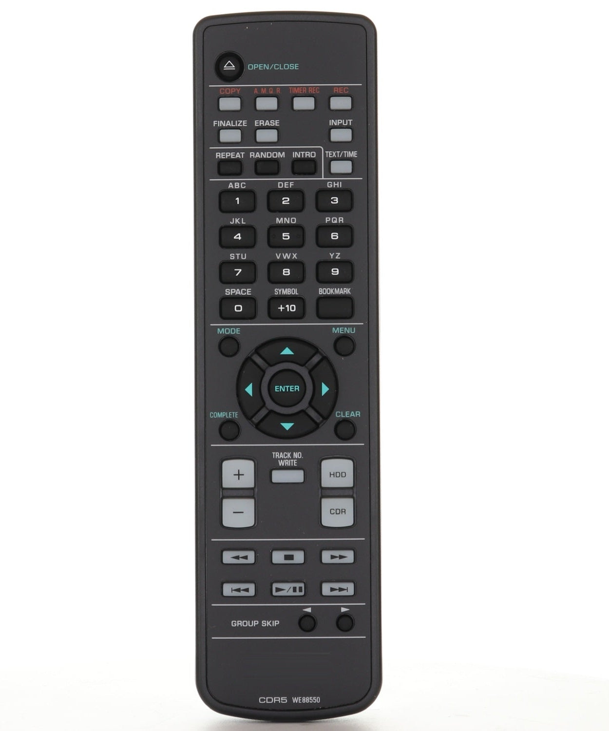 Yamaha CDR5 CD Cassette Disk Remote Control - WE885500
