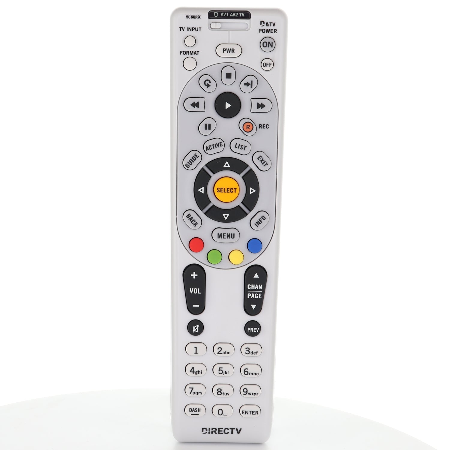 DirecTV RC66RX RF Satellite Box Remote Control | Replaces RC16, RC23, RC32, RC64, RC65, RC66 - RC66RX