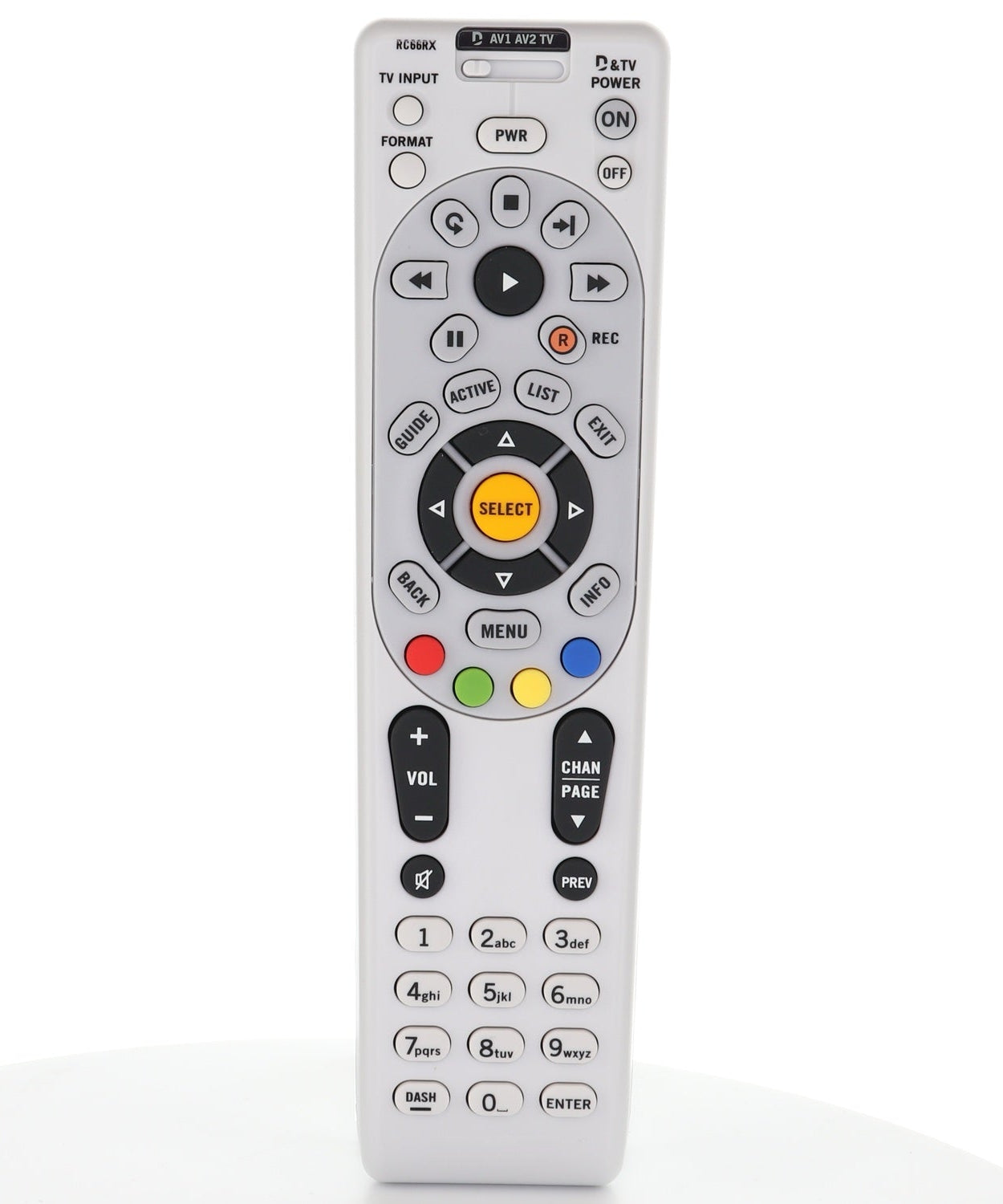 DirecTV RC66RX RF Satellite Box Remote Control | Replaces RC16, RC23, RC32, RC64, RC65, RC66 - RC66RX