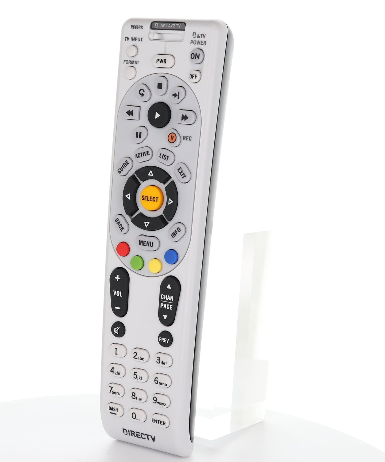 DirecTV RC66RX RF Satellite Box Remote Control | Replaces RC16, RC23, RC32, RC64, RC65, RC66 - RC66RX