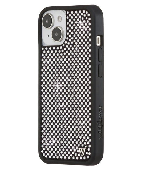 Rhinestone iPhone Case | White