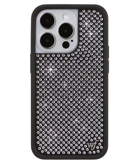 Rhinestone iPhone Case | White