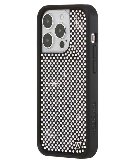 Rhinestone iPhone Case | White