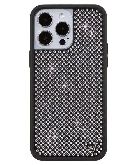Rhinestone iPhone Case | White