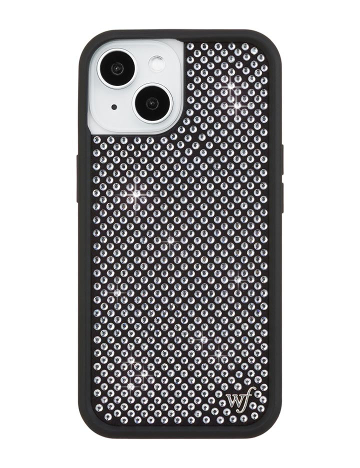 Rhinestone iPhone Case | White
