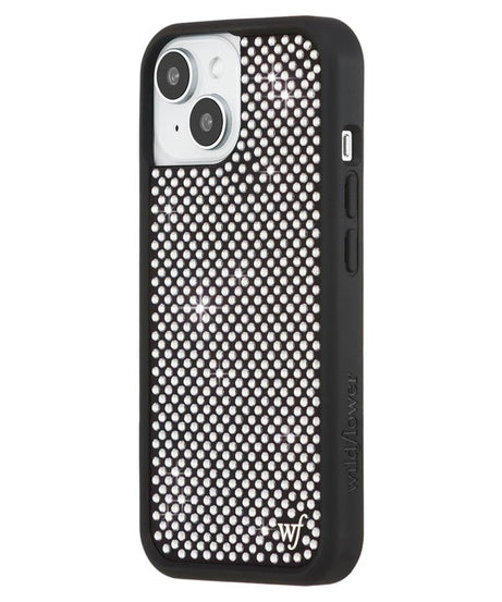 Rhinestone iPhone Case | White