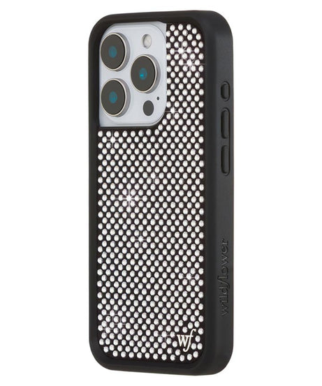 Rhinestone iPhone Case | White