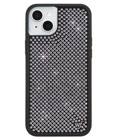 Rhinestone iPhone Case | White