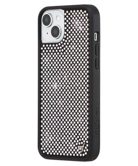 Rhinestone iPhone Case | White