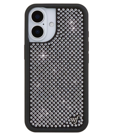 Rhinestone iPhone Case | White