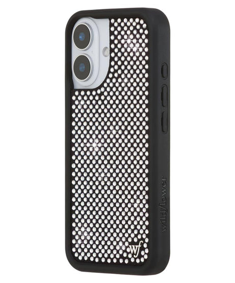 Rhinestone iPhone Case | White