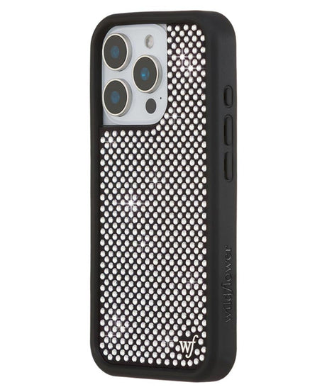 Rhinestone iPhone Case | White
