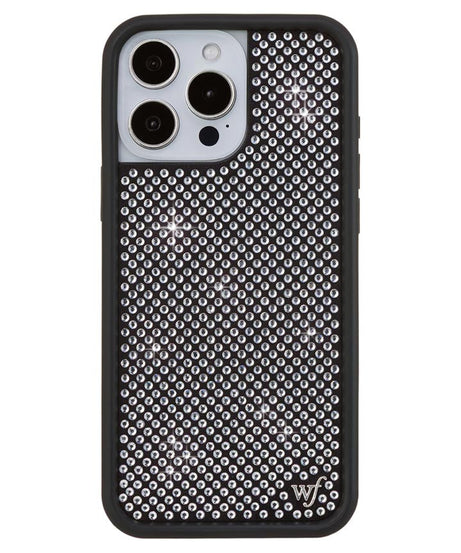 Rhinestone iPhone Case | White