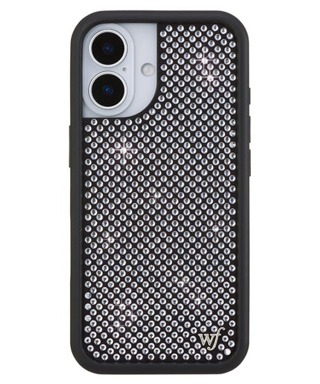 Rhinestone iPhone Case | White