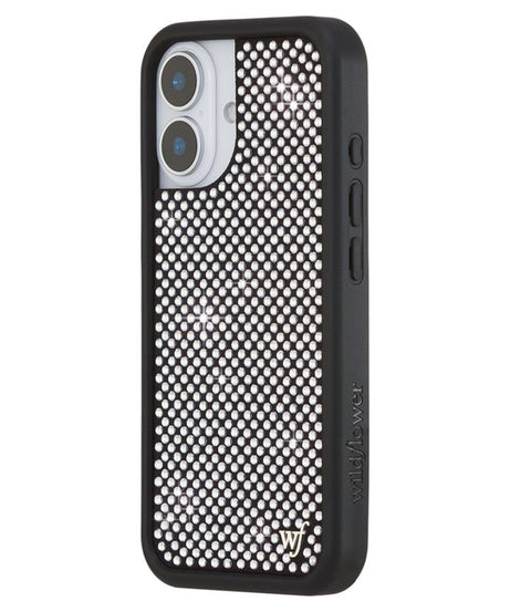 Rhinestone iPhone Case | White