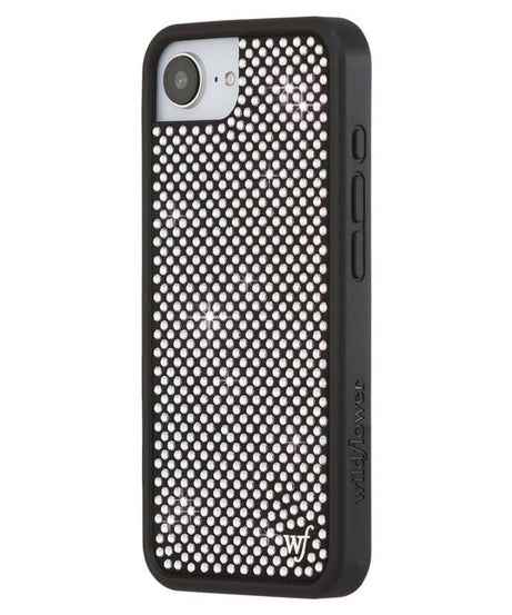 Rhinestone iPhone Case | White