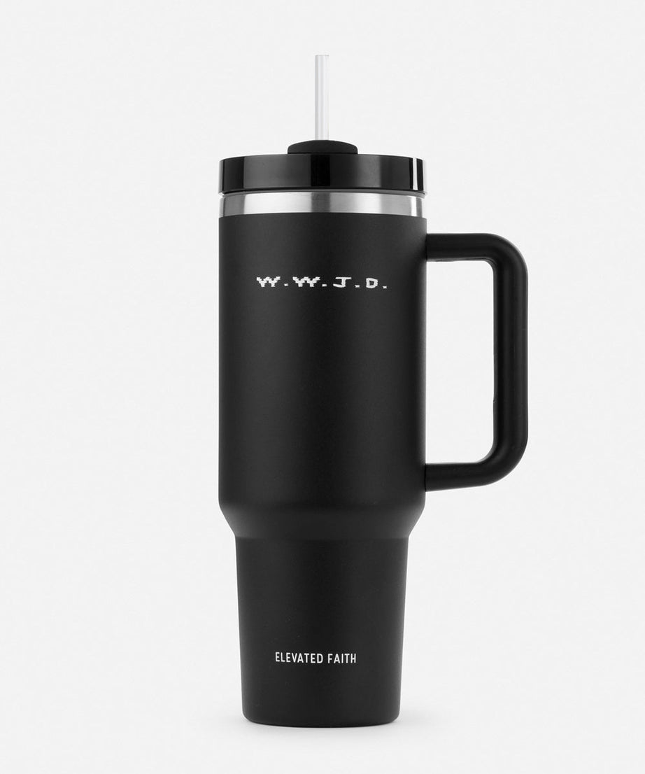 WWJD 40 oz Becher