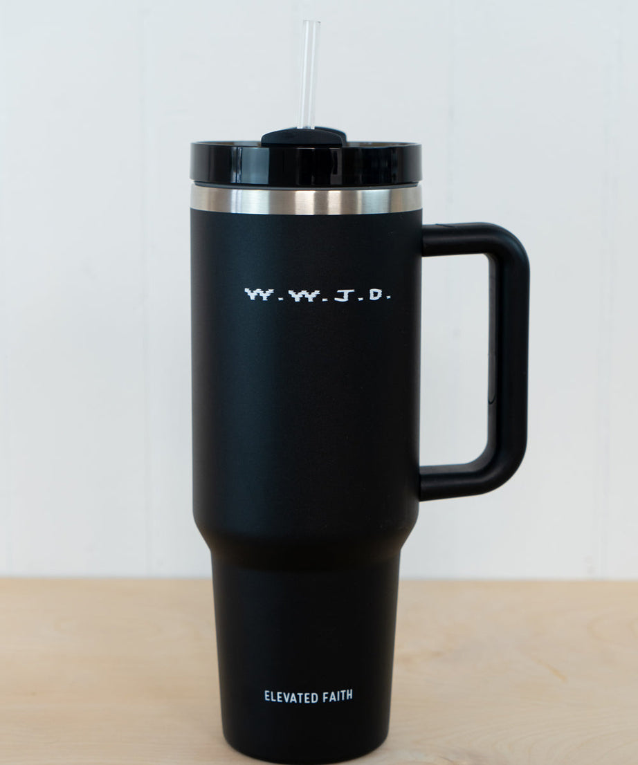 WWJD 40 oz Becher