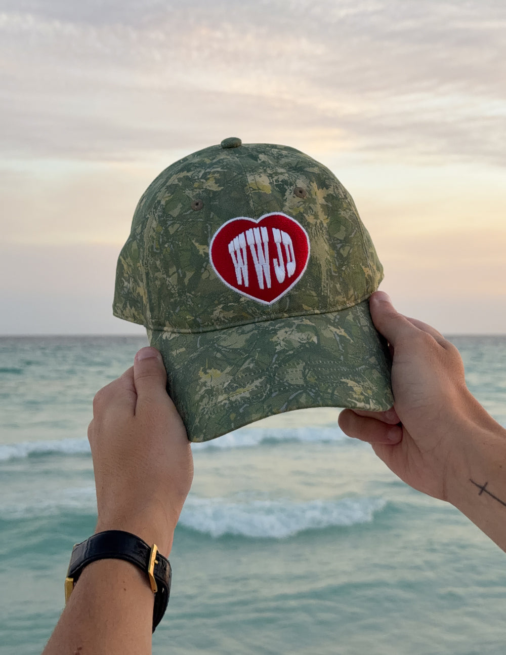 WWJD Camo Hat
