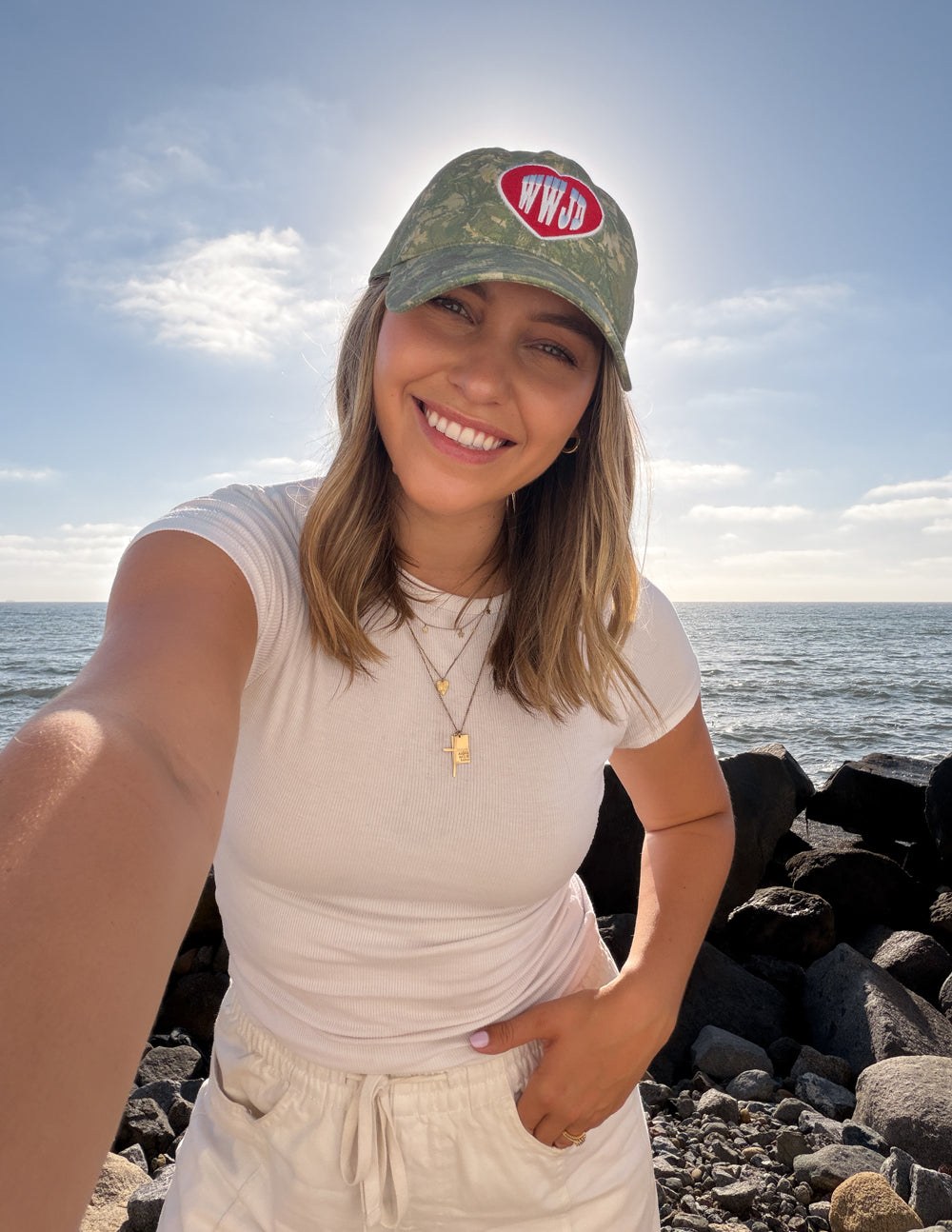 WWJD Camo Hat
