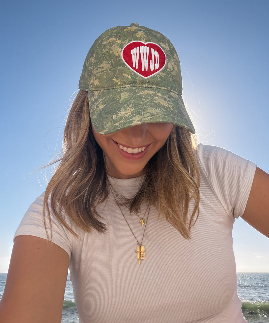 WWJD Camouflage-Mütze