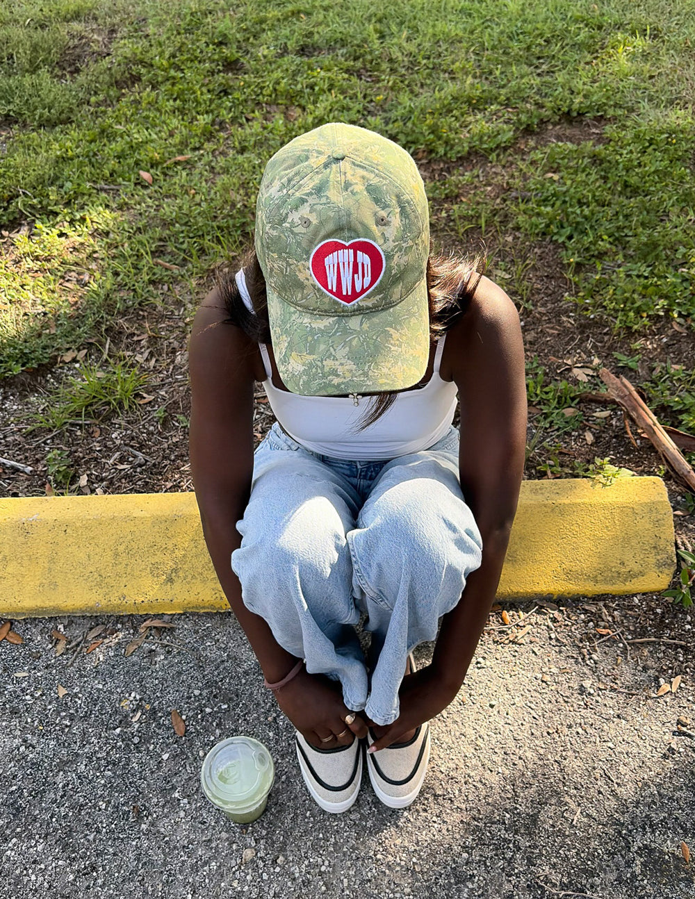 WWJD Camo Hat