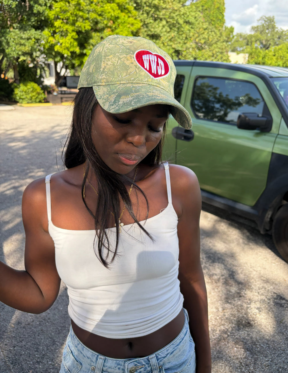 WWJD Camo Hat