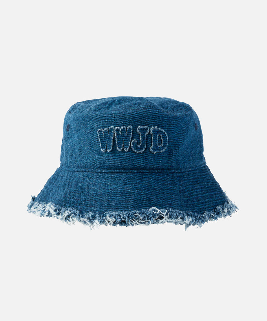 WWJD Denim Fischerhut für Kinder