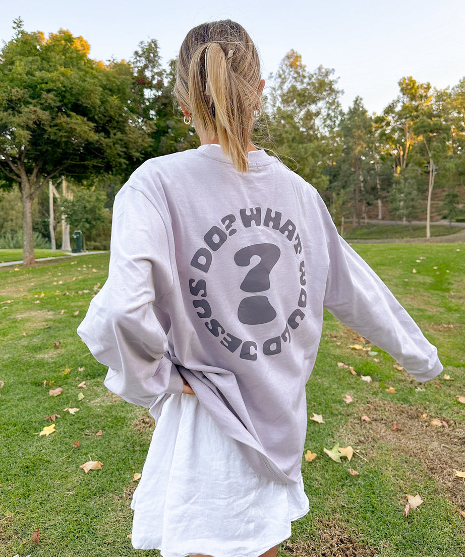 WWJD Purple Unisex Tee