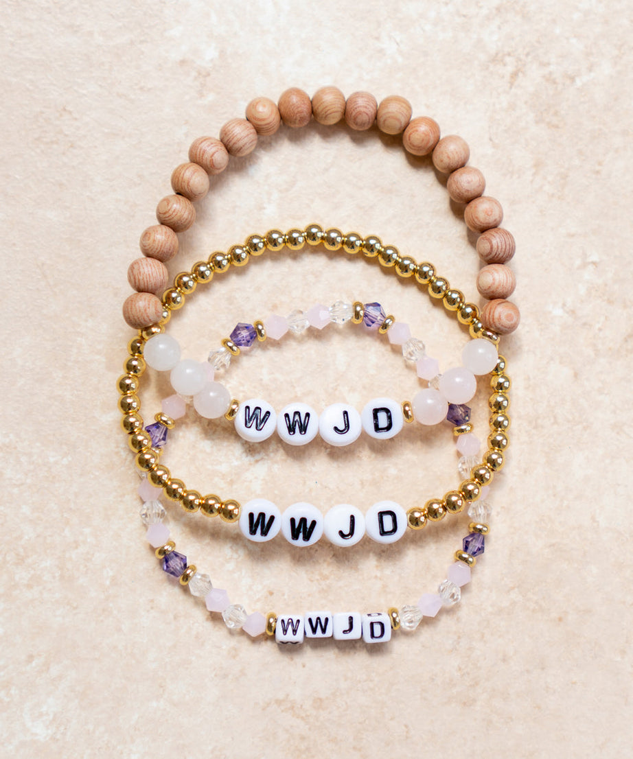 WWJD Letter Bracelet