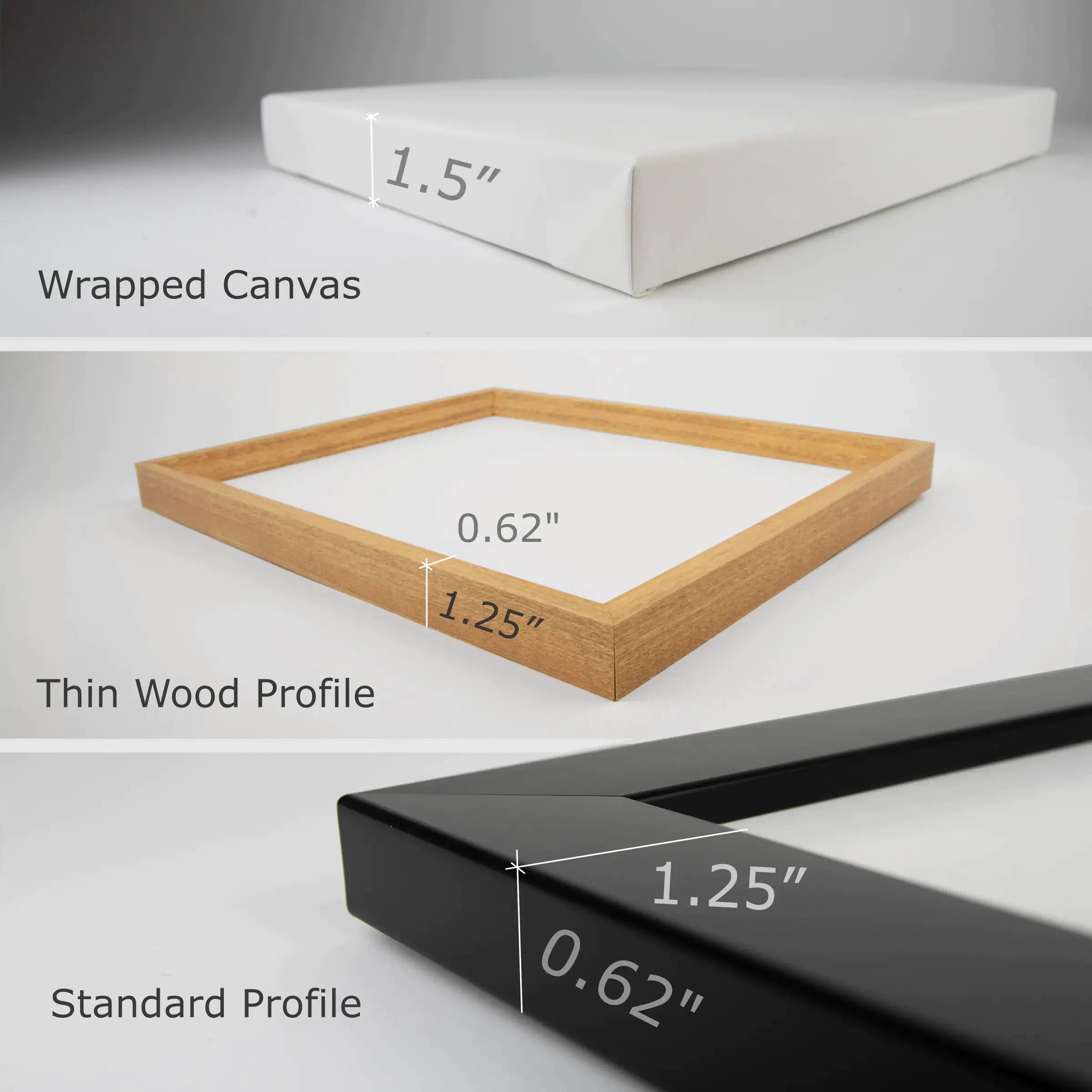 Japanischer Garten, 3er-Set Poster. Abstrakte eklektische Kunst