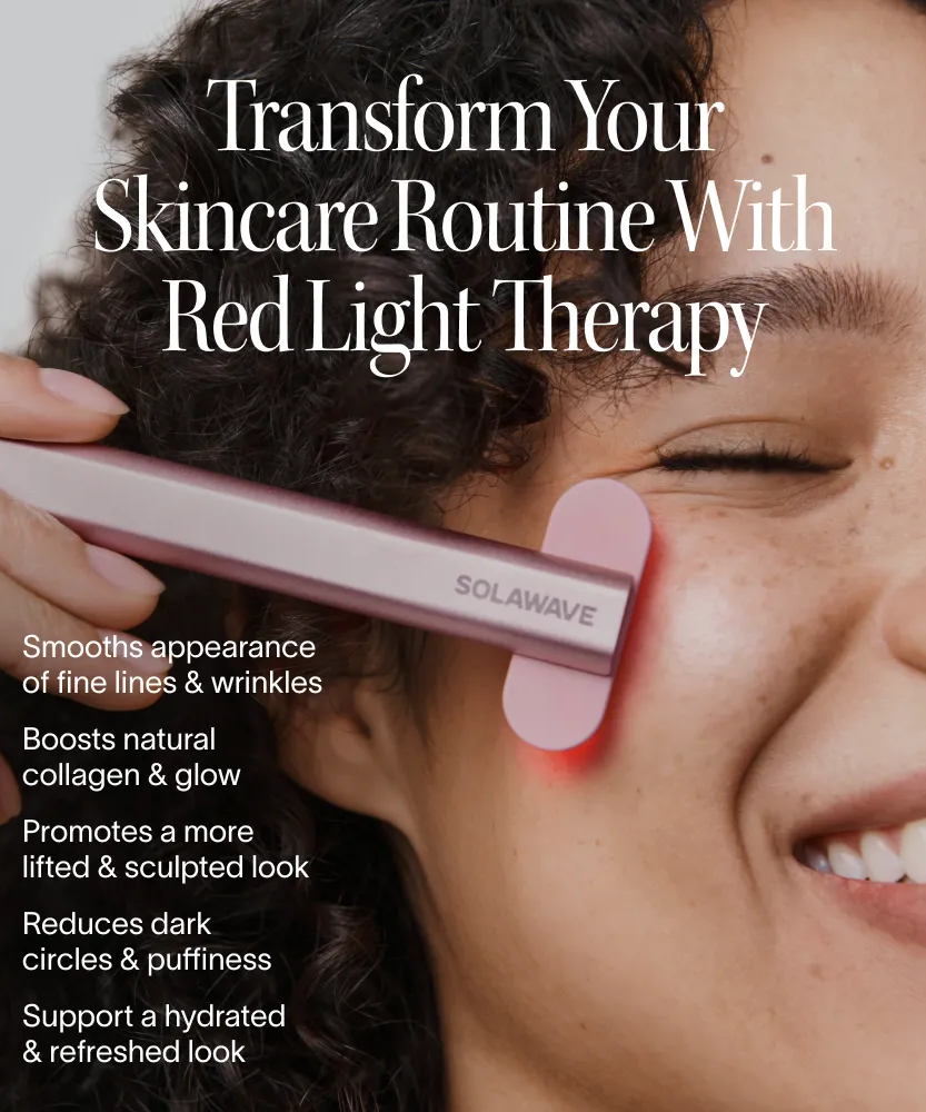 4-in-1 Rotlichttherapie-Stab & Aktivierendes Serum Kit