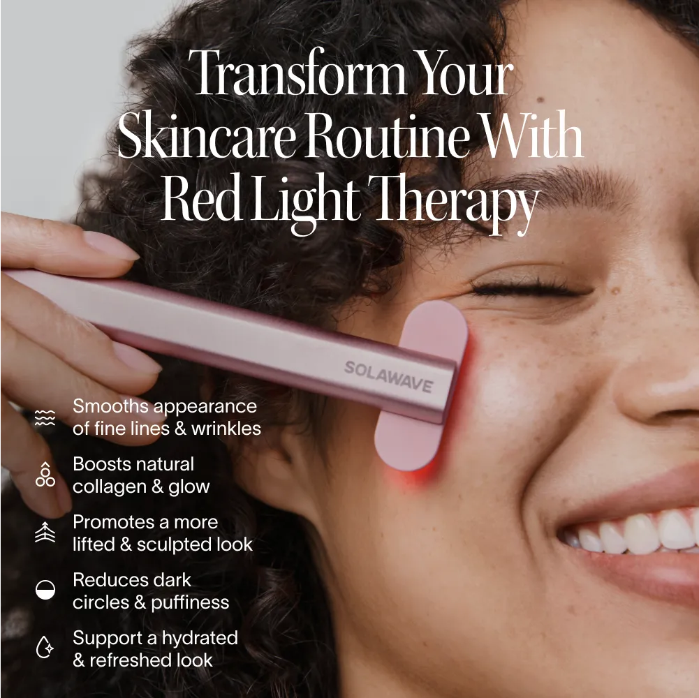 4-in-1 Rotlichttherapie-Stab & Aktivierendes Serum Kit