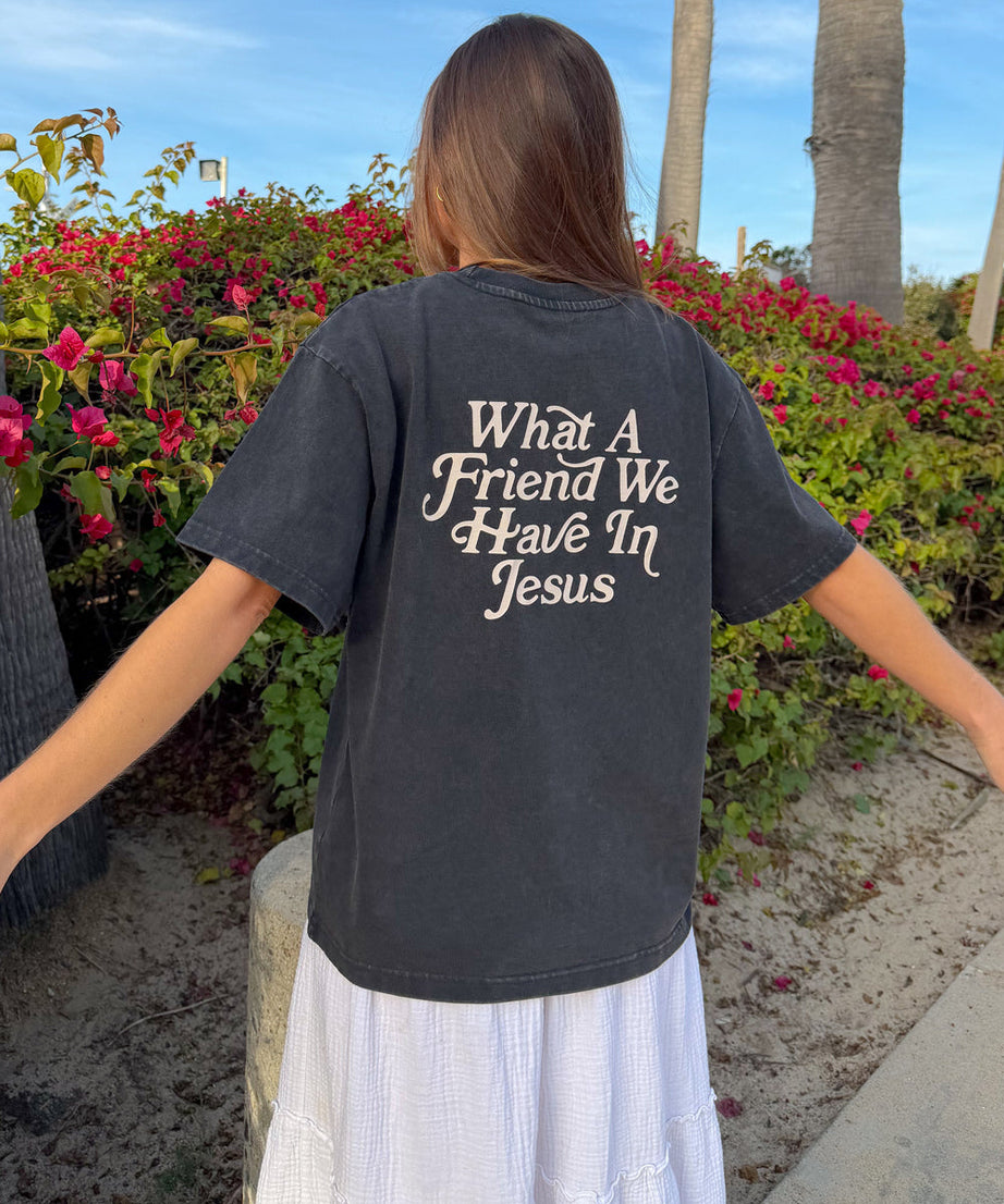 What a Friend in Jesus Heavyweight Tee