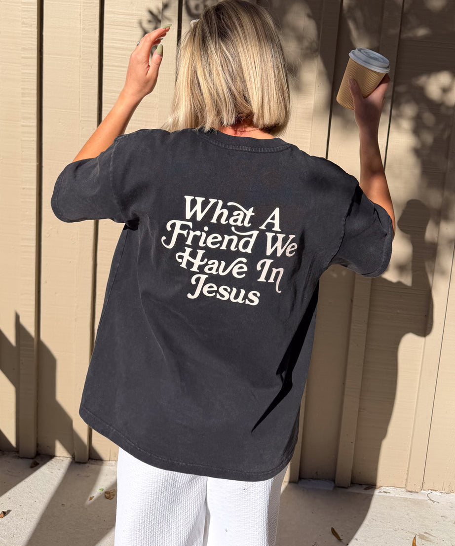 What a Friend in Jesus Heavyweight Tee