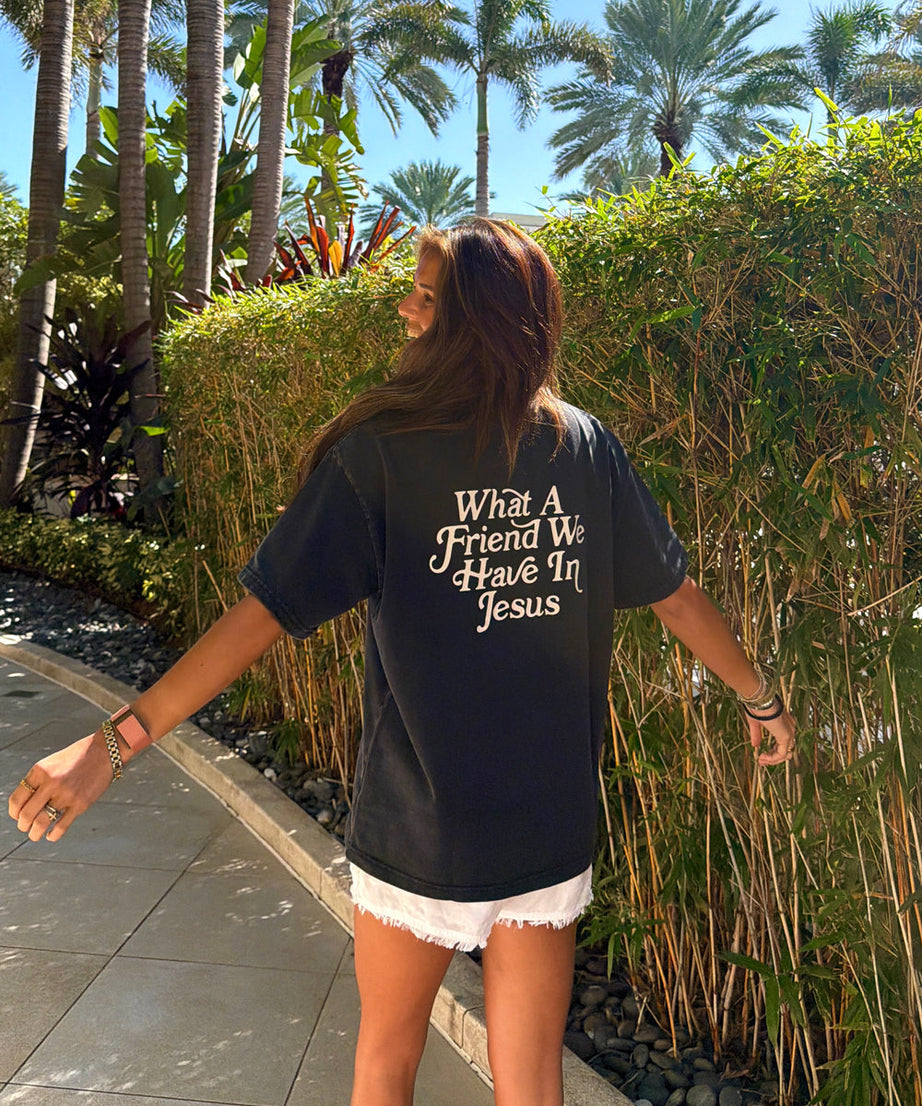 What a Friend in Jesus Heavyweight Tee