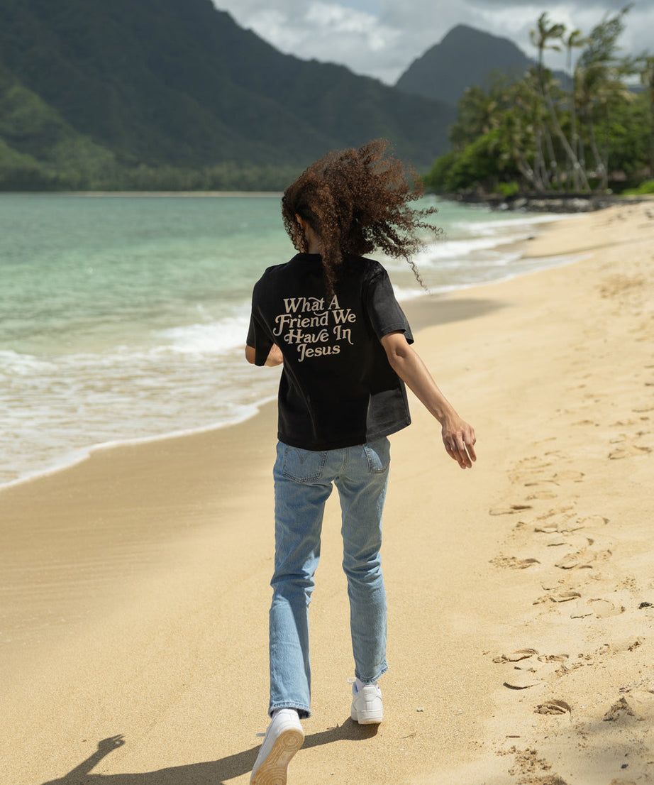 What a Friend in Jesus Heavyweight Tee