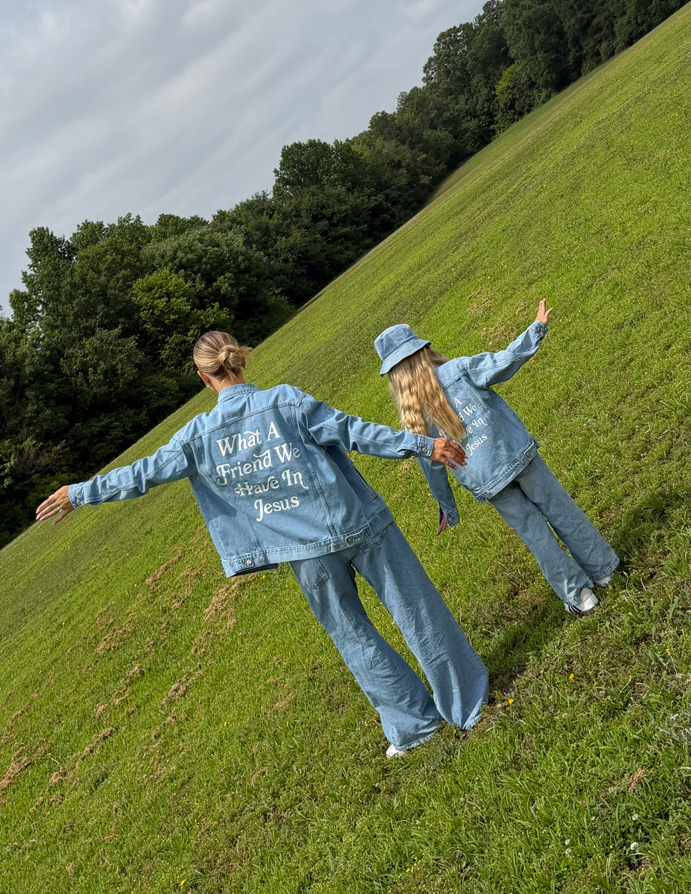 Was für ein Freund in Jesus Kinder-Jeansjacke